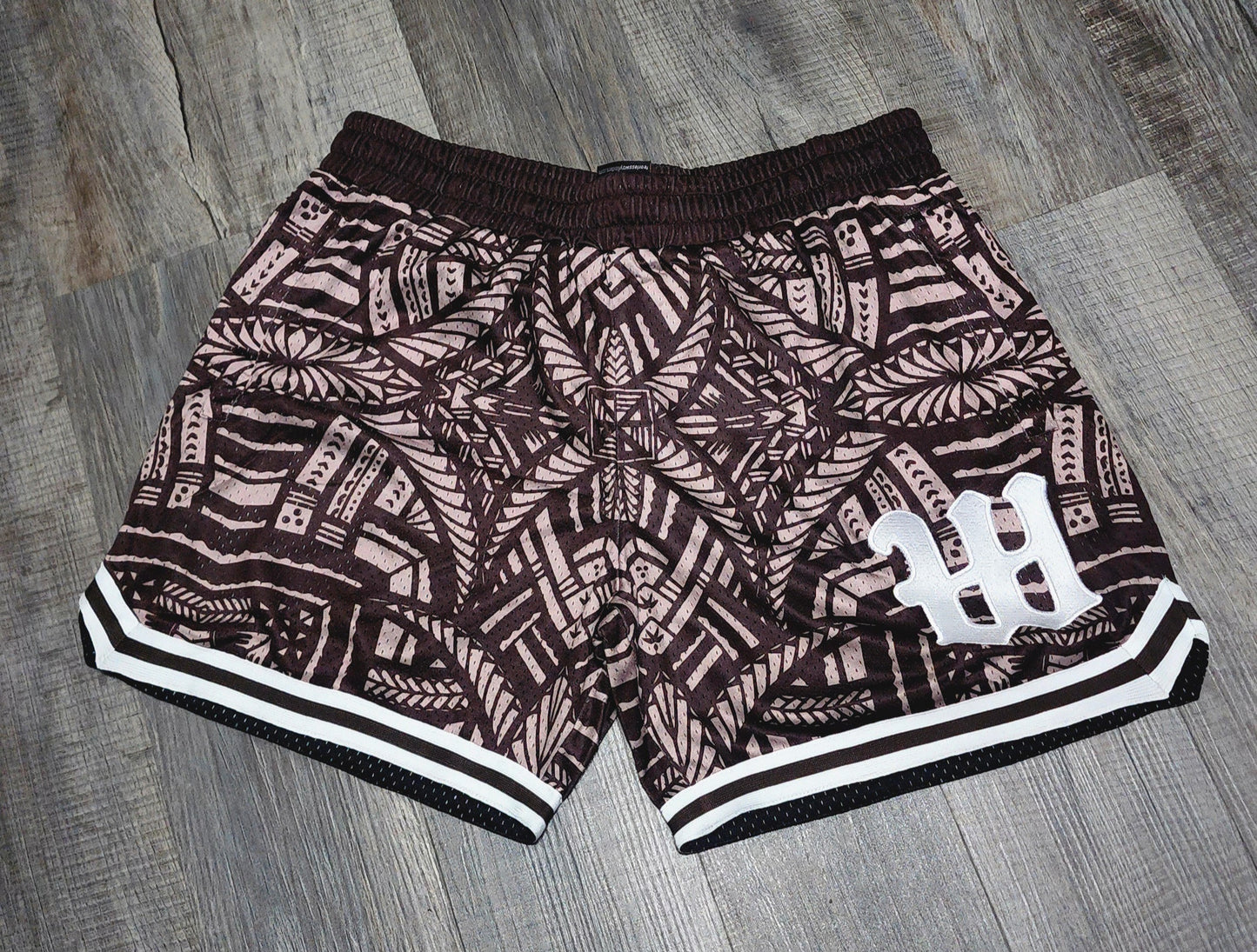 Cognac Hoop Shorts