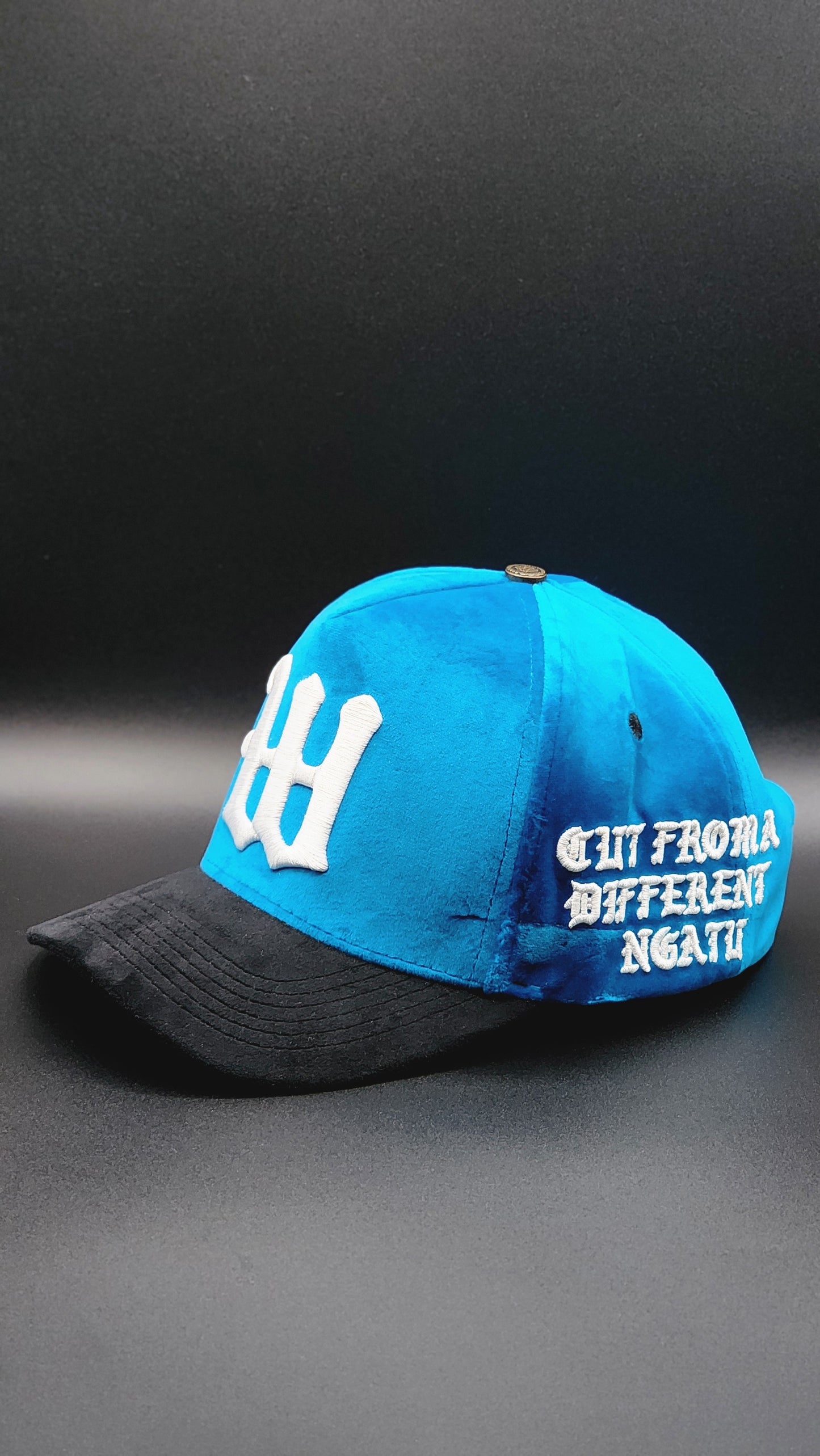Black/Blue Velvet