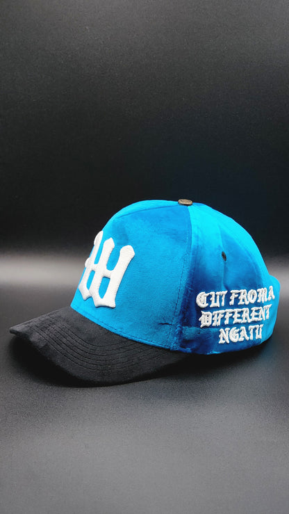Black/Blue Velvet